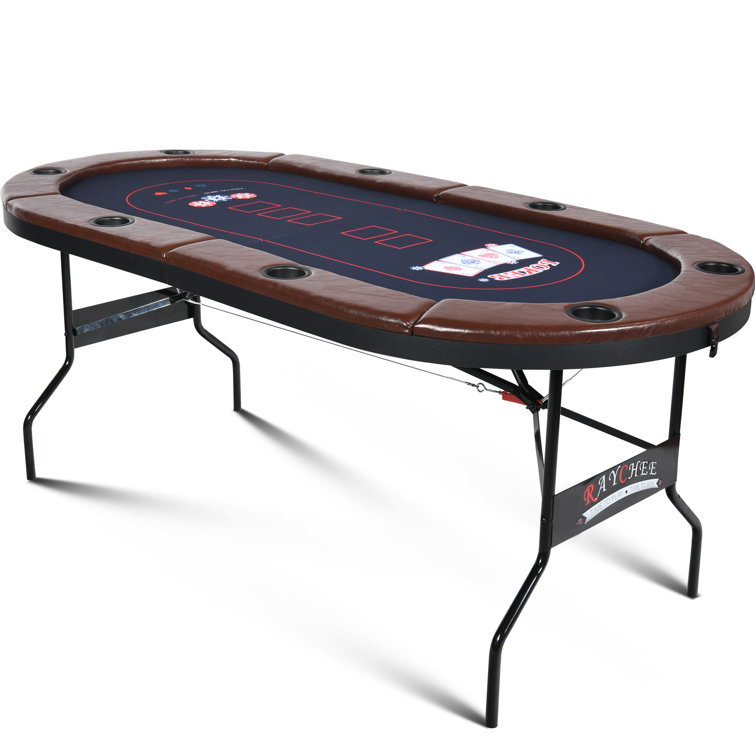 Kulamoon 71'' 8 - Player Foldable Poker Table